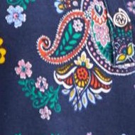 navy paisley floral