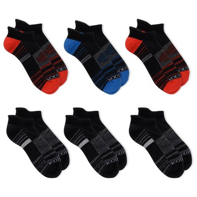 Fruit of the Loom Men's 6pk Breathable Performance Low Cut Socks - Black  6-12