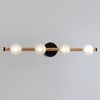 Troy Lighting Nomad 4 - Light Vanity in  Classic Bronze Opal White Shade - 2 of 2