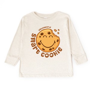 The Juniper Shop SmileyWorld Smart Cookie Circle Toddler Long Sleeve Tee - 1 of 4