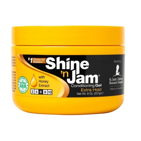 Shine N Jam Magic Fingers for Braiders, 8 oz Gel, Frizz Control