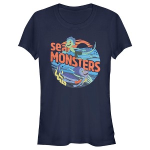 Juniors Womens Luca Sea Monsters T-Shirt - 1 of 4