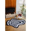 Lany Space Vertigo Irregular Area Rug - 4 of 4