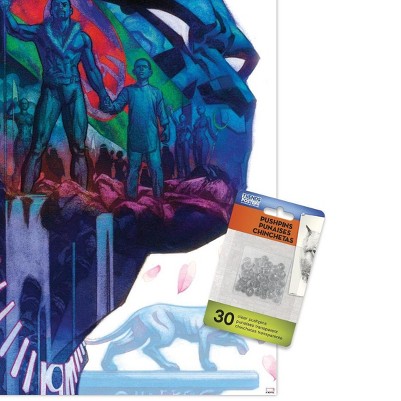 clear push pins bundle