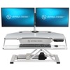 VersaDesk PowerPro Elite 36" Smart Height Adjustable Corner Standing Desk Converter for Home & Office, White, w/ USB Charging Port & App Control - 2 of 4