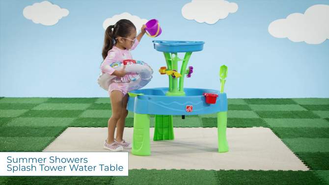 Step2 Summer Showers Splash Tower Water Table, 2 of 12, play video