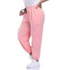 Plus Size Women's Cargo Pants - High Waist Stretch Cotton Work Pants with Utility Pockets & Adjustable Drawstring - 3 of 4