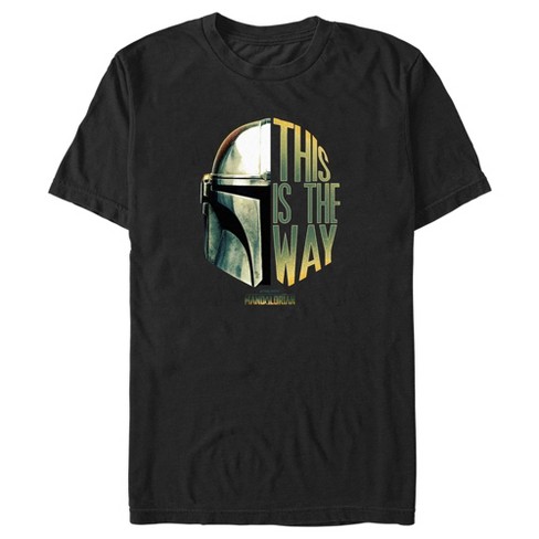 Mandalorian helmet t store shirt