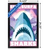Trends International Jaws - Sun, Surf & Sharks Framed Wall Poster Prints - 3 of 4
