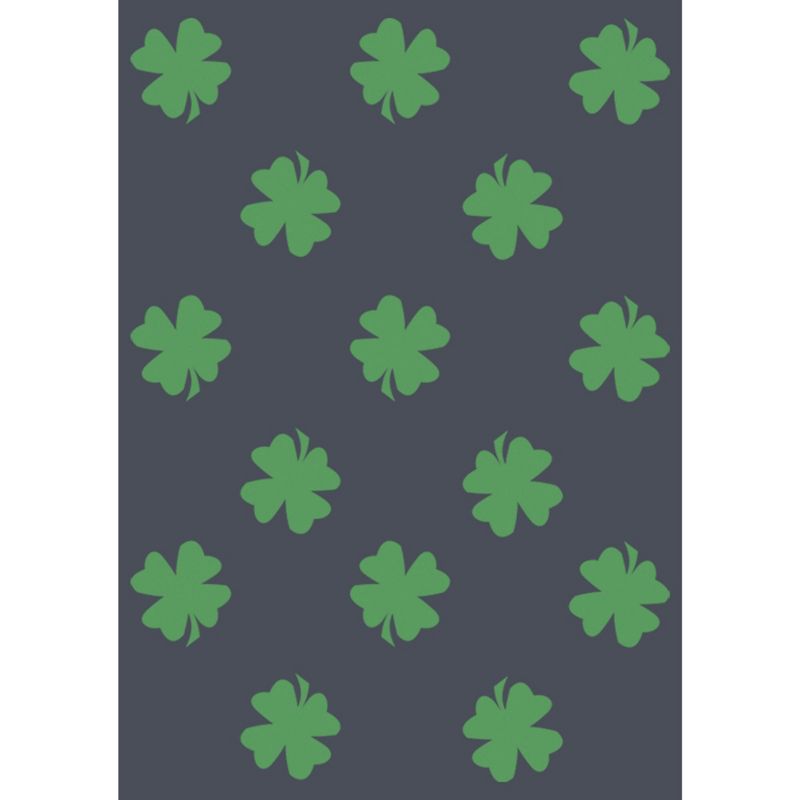 Women's Lost Gods St. Patrick's Day Four-Leaf Clover Print Racerback Tank Top, 2 of 5