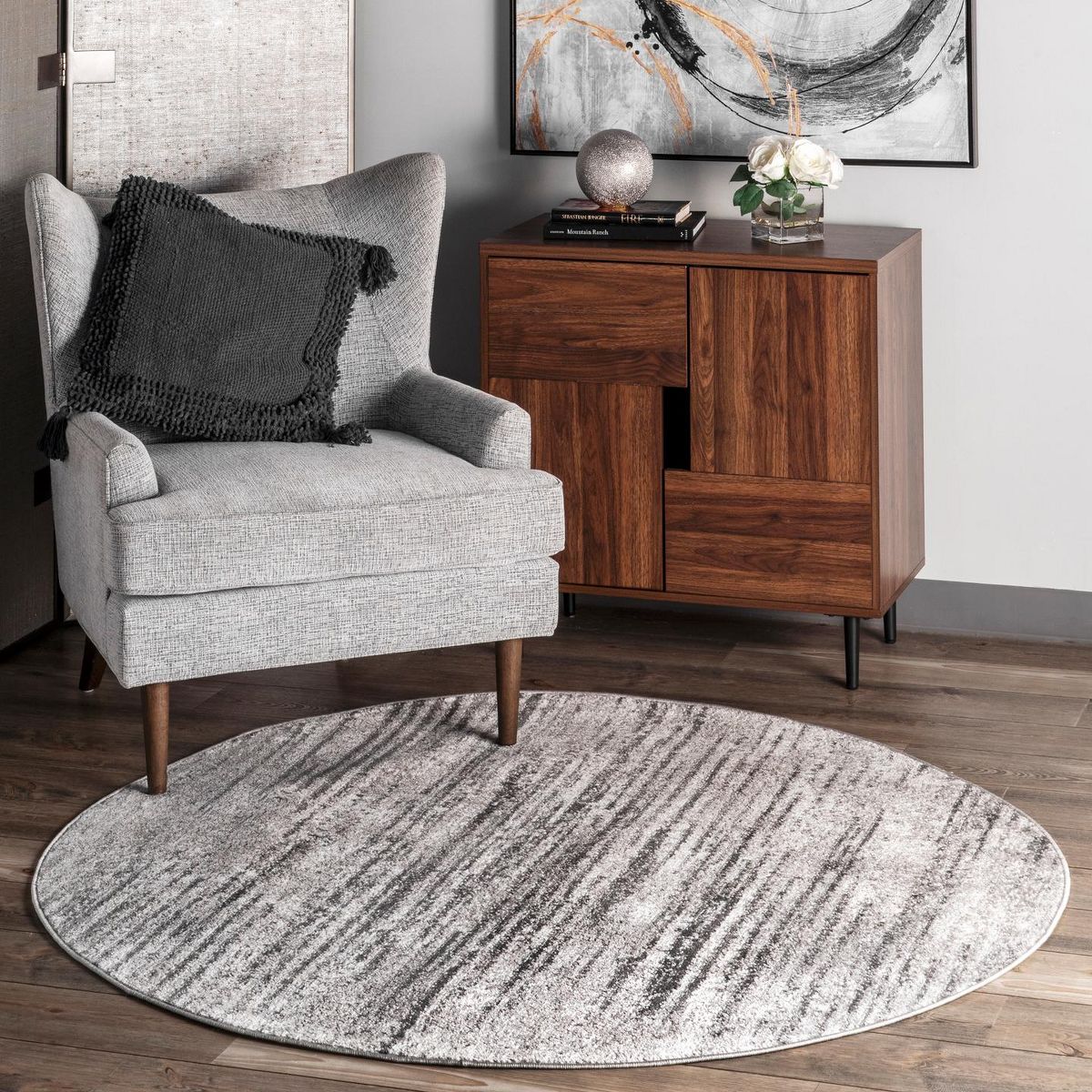 Nuloom Contemporary Faded Elsa Indoor Area Rug - thumbnail 6