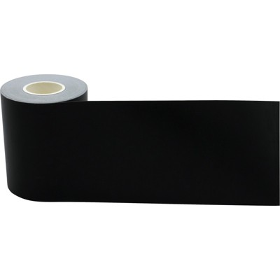 Teacher Created Resources Black Straight Rolled Border Trim, 50 Feet (Pack of 6)