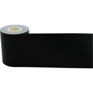 Teacher Created Resources Black Straight Rolled Border Trim, 50 Feet (Pack of 6) - 1 of 1