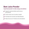 Pure Synergy Organic Beet Juice Powder – Natural Nitrate Energy & Heart Health Supplement – 6.4 oz - 4 of 4
