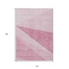 Pink Mauve And Blush Geometric Washable Indoor Outdoor Area Rug - 3 of 4