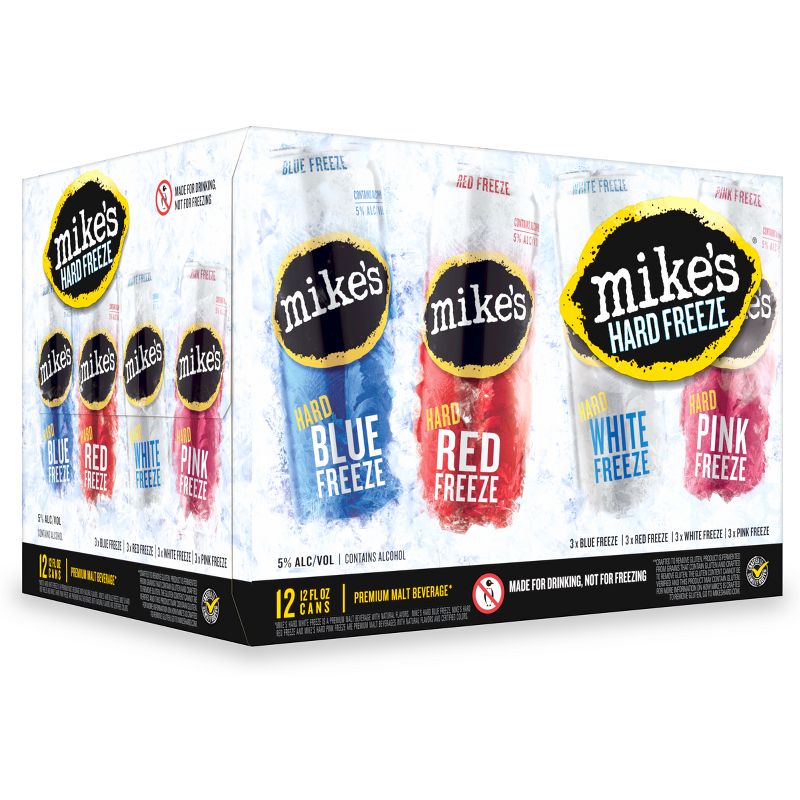 Mike&#39;s Hard Freeze Variety Pack - 12pk/12 fl oz Can, 3 of 6