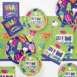 Creative Converting Summer Social Tableware Kit 8ct - 1 of 4