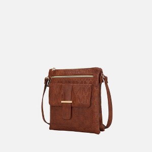 MKF Collection Janni Signature Embossed Crossbody Bag by Mia K - 1 of 4
