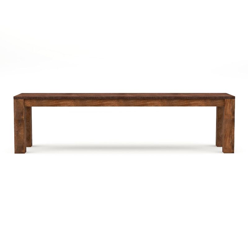 Hoverton Mango Wood Dining Bench Warm Natural Tone - HOMES: Inside + Out, 4 of 8