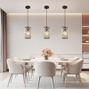POWLIG 1 - Light Modern Luxury Round Black Crystal Pendant Light - 4 of 4