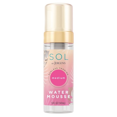 Sol By Jergens Medium Water Mousse, Self Tanner, Tanning Water