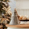 Christmas Rustic Metal Bell Ornaments – 12.75"H Hanging (Set of 2) by Melrose - 3 of 4
