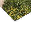 By Brije Black Mustard Flower Field Welcome Mat - society6 - image 3 of 3