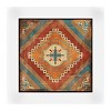 (Set of 4) 15" Square Moroccan Tile Gel Coat Deco Box Red: Madison Park Wall Art, Modern Abstract Geometric, MDF & Plastic - 3 of 4