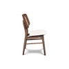 New Classic Furniture, Oscar Walnut Solid Wood Dining Chair (Set of 6) - 4 of 4