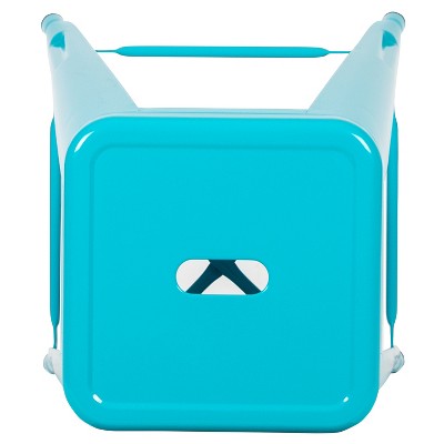 Teal 46'' Industrial Metal Backless Barstool - Set of 4