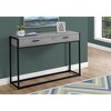 Sapphtopaz Modern Console Table with 2 Storage Drawers Narrow Entryway Table with Metal Legs & Handles TV Stands for Living Room, Entryway - 2 of 4