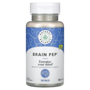 Natural Balance Brain Pep, 60 VegCaps - 1 of 4