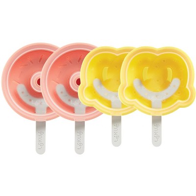 Lekue Stackable 4 Pieces Popsicle Mould, One Size, Multicolour
