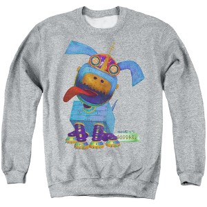 Jimmy Neutron Goddard Neon Adult Crewneck Sweatshirt - 1 of 4