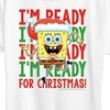Women's - SpongeBob SquarePants - I'm Ready For Christmas Short Sleeve Graphic T-Shirt - 2 of 4