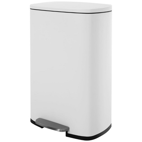 Fdw 13.2 Gallon(50l) Trash Can, Fingerprint Proof Stainless Steel ...