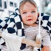 Zalamoon Checkered Baby & Toddler Blanket For Your Diaper Bag, Stroller, Tummy Time and Nursing - 4 of 4