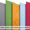 Karl Home 30 in. x 84 in. Unfinished Wood Barn Door Slab - 4 of 4