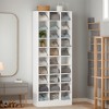 Hommoo 10-Tier Wooden Shoe Rack with 30 Cubbies - 2 of 3