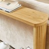 LIVAREEmlen 70.1"Corrugated Texture Storage Table for Entranceways,Narrow Wooden Console Sofa Table,Can Be Placed Behind The Sofa - 4 of 4