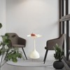 NicBex Modern Set of 2 Round Side Tables with Unique Vase Base Design for Living Room and Lounge - 2 of 4