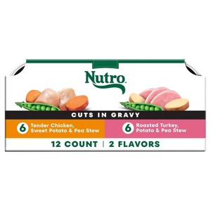 Nutro Natural Choice Grain Free Cuts in Gravy Adult Wet Dog Food - 3.5oz/12ct - 1 of 4