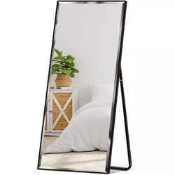 Best Choice Products 65x22in Full Length Mirror, Rectangular Beveled Wall Hanging & Leaning Floor Mirror