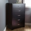 HomeStock 5-Drawer Chest Pure Black Fusion - 2 of 4