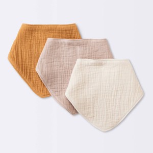 Baby 3pk Muslin Bandana Bib - Cloud Island™ - 1 of 4