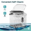 EUHOMY 26.5lbs Stainless Steel Countertop Ice Maker Machine with Handle,  9 Cubes in 6 Mins, Portable Ice Maker with Basket and Scoop - 2 of 4