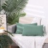 Unique Bargains Sofa Bed Solid Hidden Zippers Pillowcases 2 Pcs - 3 of 4