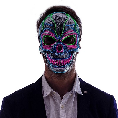 LED Scary Skull Halloween Mask