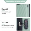 Whisen 4-Piece Set(16/20/24/28 in.) Luggage Sets ABS Lightweight Suitcase with TSA Lock and Rotating Wheels - 2 of 4