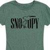 Women's - Peanuts - Skater Snoopy Short Sleeve Graphic T-Shirt - 2 of 4